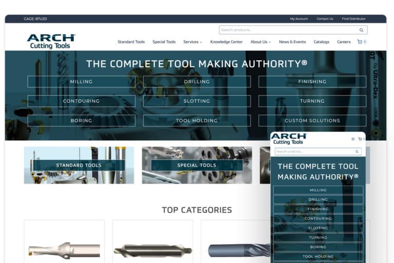 WooCommerce Website Re-Designed for Leading Cutting Tools Manufacturer
