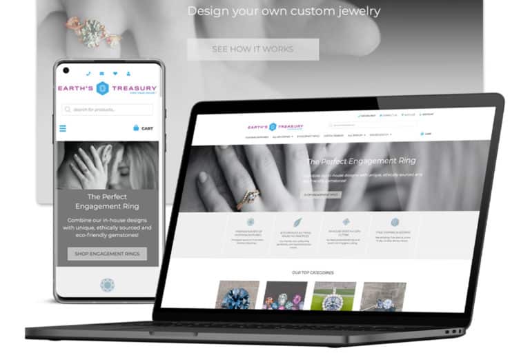 WooCommerce Website Developed for Gemstone & Fine Jewelry Shop