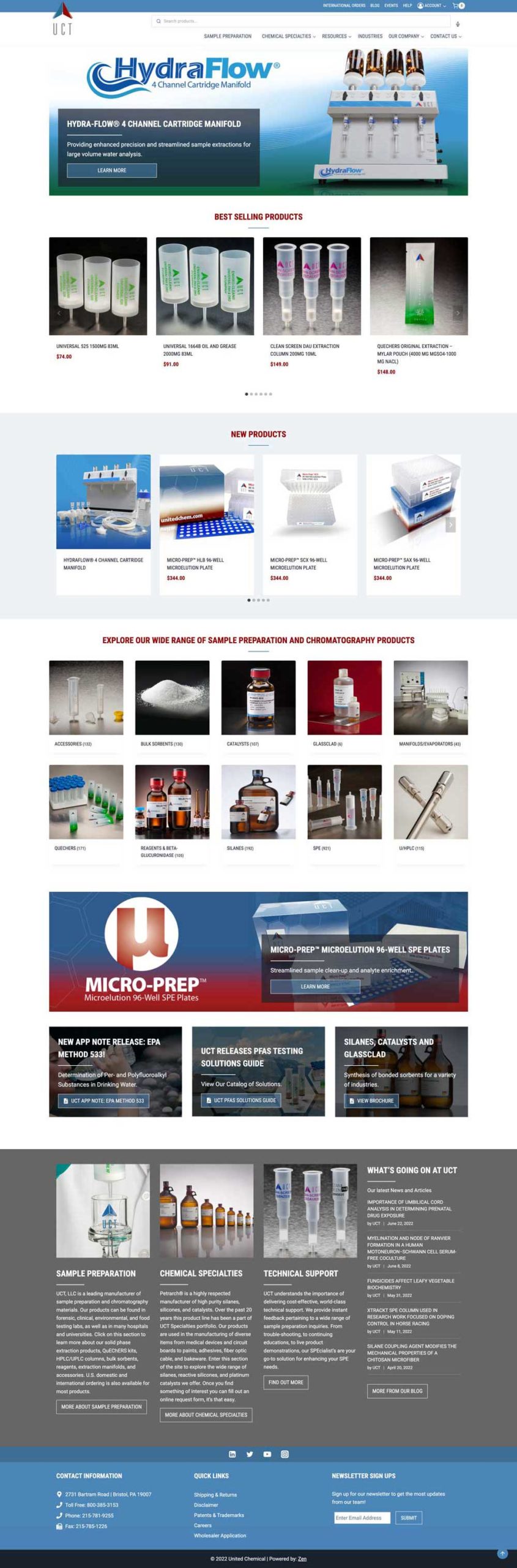 Homepage Mockup