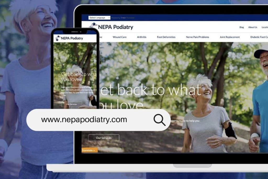 nepa-podiatry-website-design