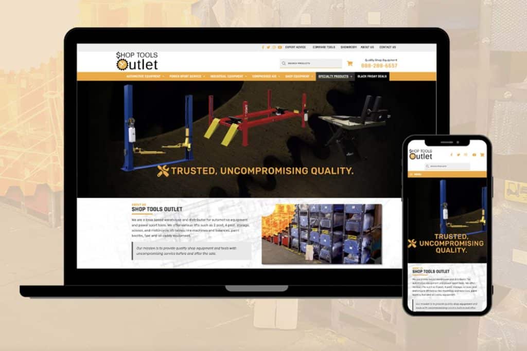 WooCommerce Website Developed for Shop Tools Company