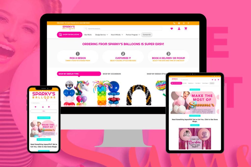 balloon-ecommerce-website