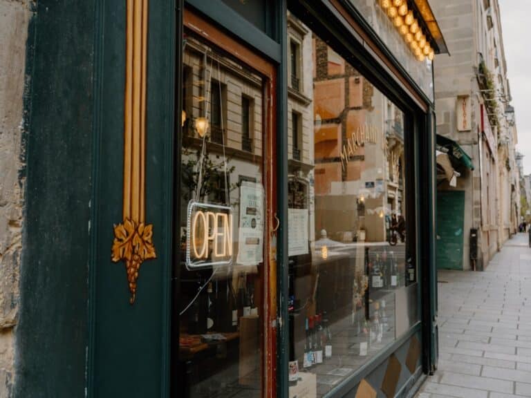 Local SEO leads local business storefront attracting customers