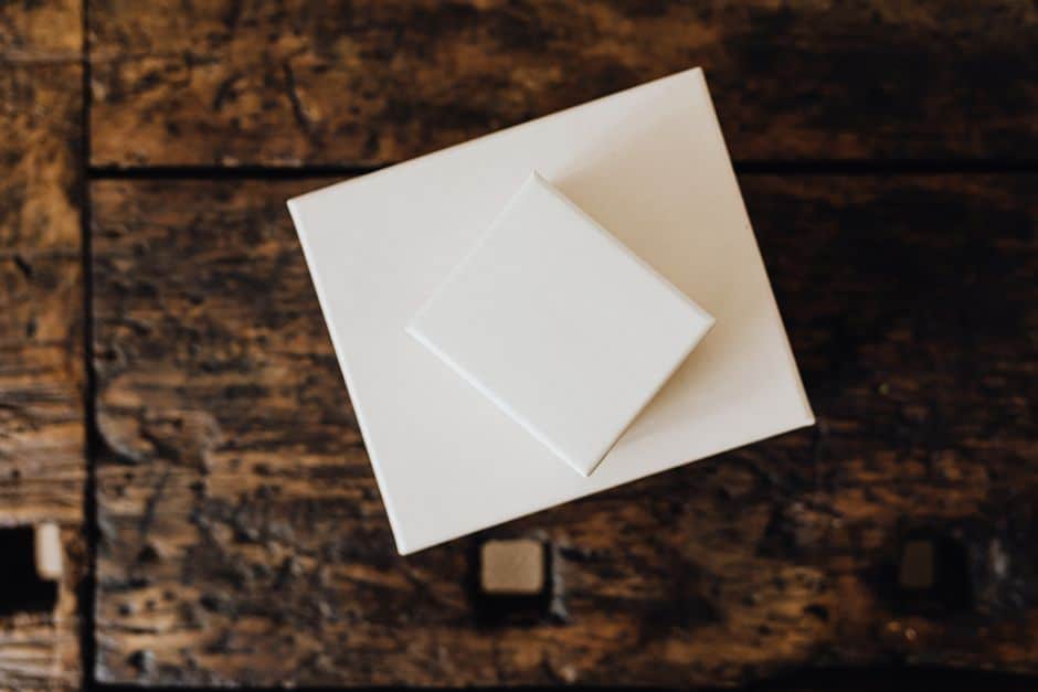 box packaging layout