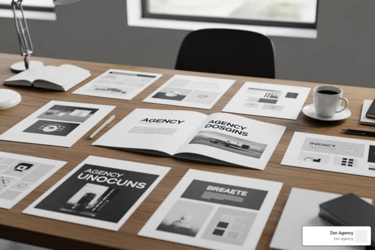 agency brochure design